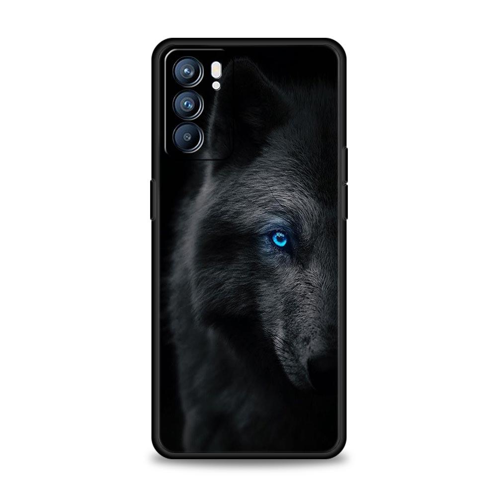 The Wolf Phone Case For Oppo Reno8 Reno7 Reno6 Pro A54 5G Find X6 X5 A53 A52 A9 A15 A95 A17 A16 A76 A74 A57 A31 Cover