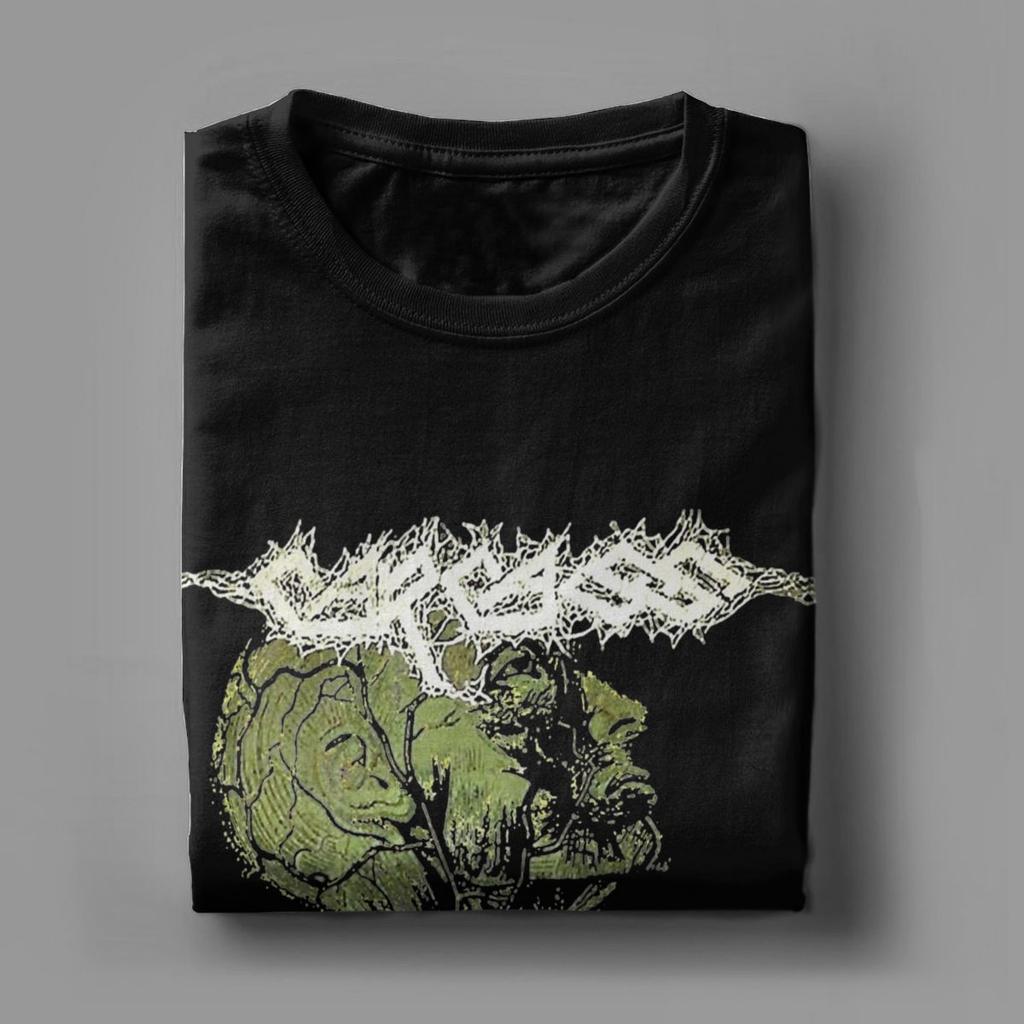 Мужские футболки Carcass Vintage Cotton Tees Футболки с коротким рукавом Футболки с круглым воротником 4XL 5XL