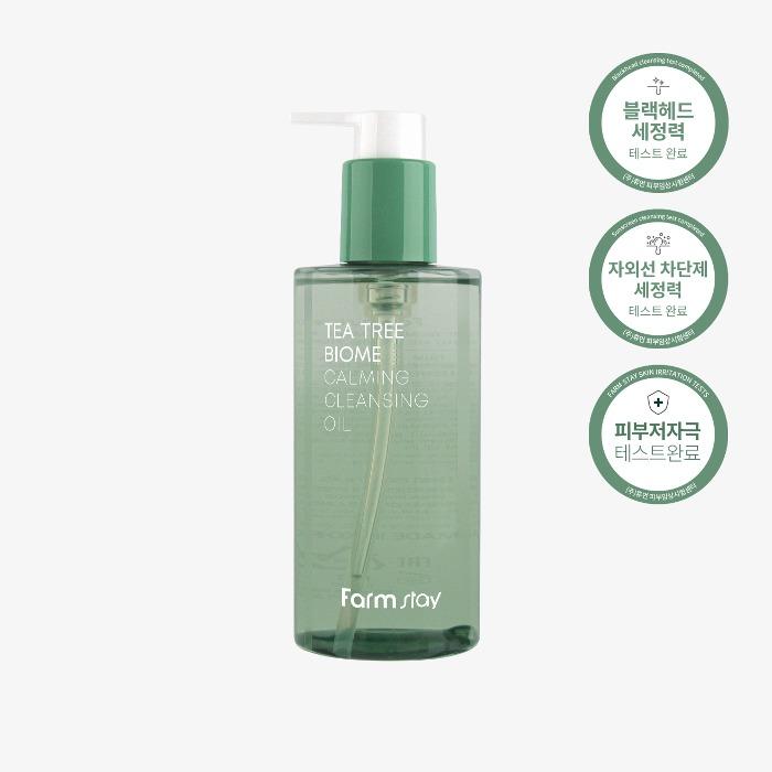 Farm Stay Tea Tree Biome Calming Cleansing Oil 250ml