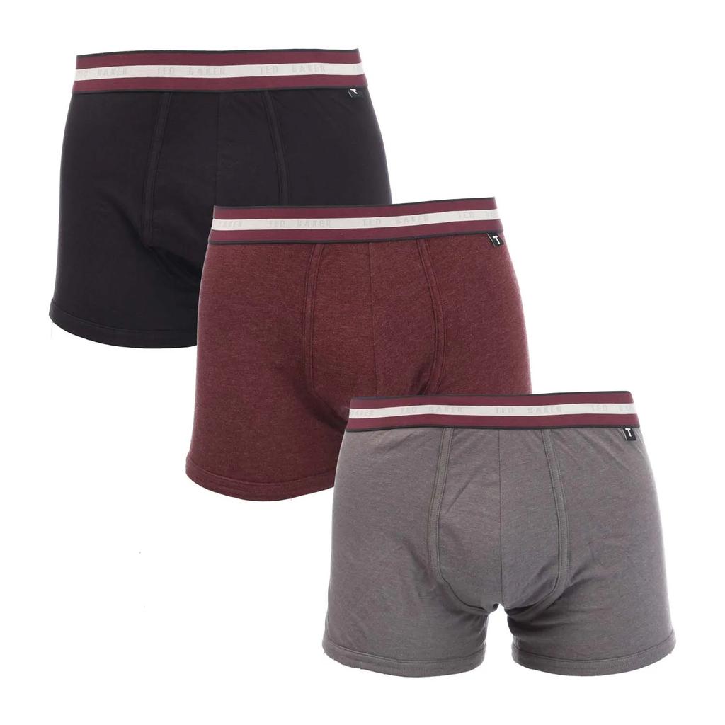 Ted Baker Mens Cotton Boxer Shorts (Pack of 3)