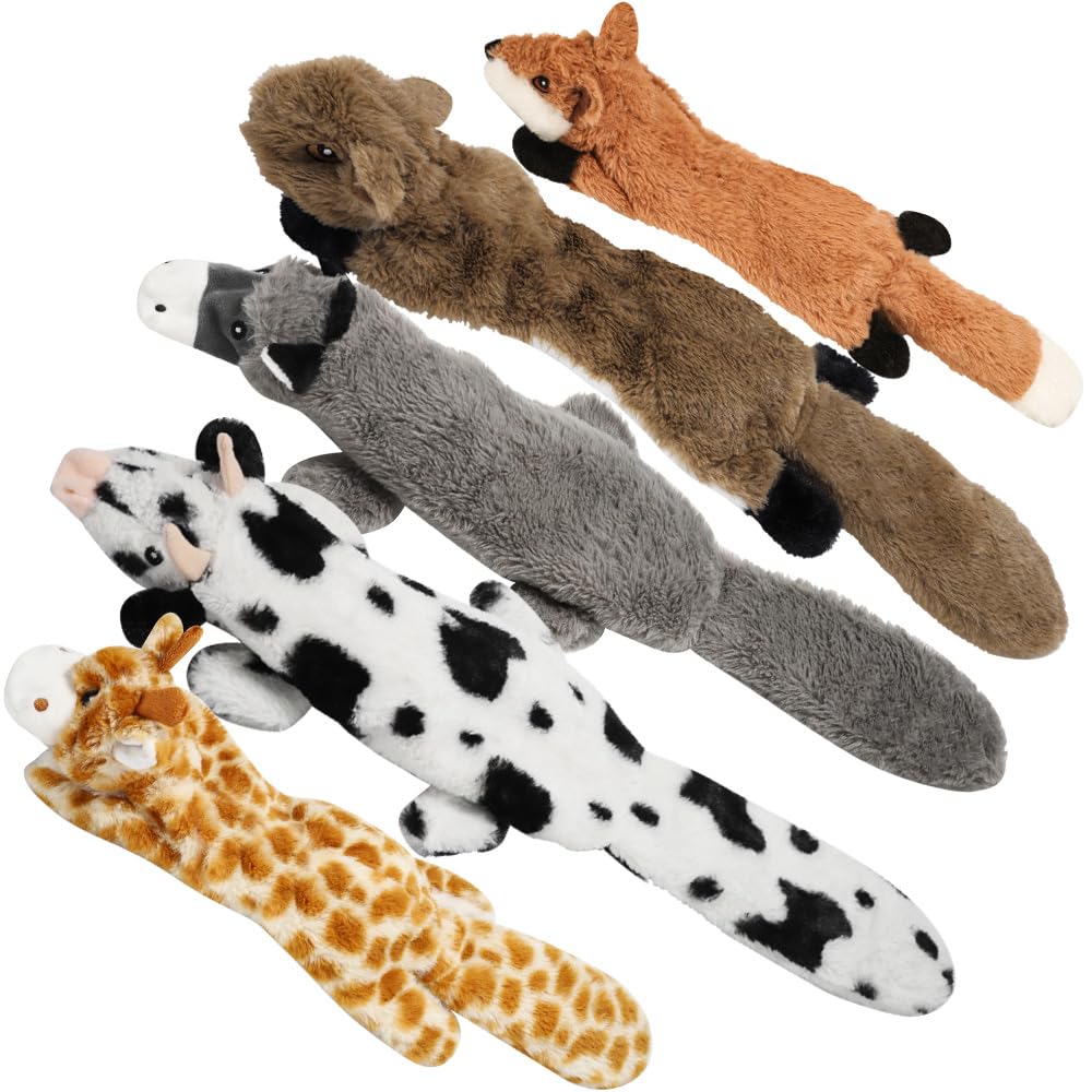 Nocciola Animal Dog Toys Pet No Makes Small Medium Large Dog Toy Stuffed Stress Chewing Pack of 5 Toys, Filling, Sounds, Dogs, Dogs, Dogs, Toys, Set,