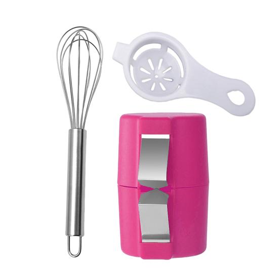 Разделитель яичной скорлупы, открывалка из нержавеющей стали, резак для яиц, кухонный дорожный портативный набор для разбивания яичной скорлупы, разделитель яичного желтка и белка, легкое яйцо