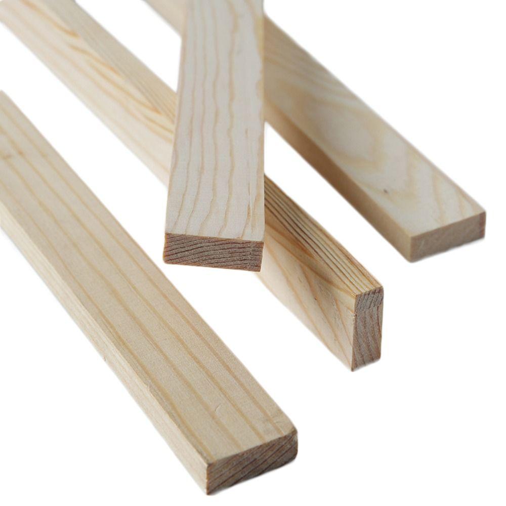 2pcs Multi Size Mud Roller Guide Pine Polymer Clay Guide Handmade Wooden Strip  Pottery Making