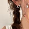 Dripping Oil Pearl Seashell Starfish Earrings - Retro, Versatile, and Elegant Ear Ornaments for Women.