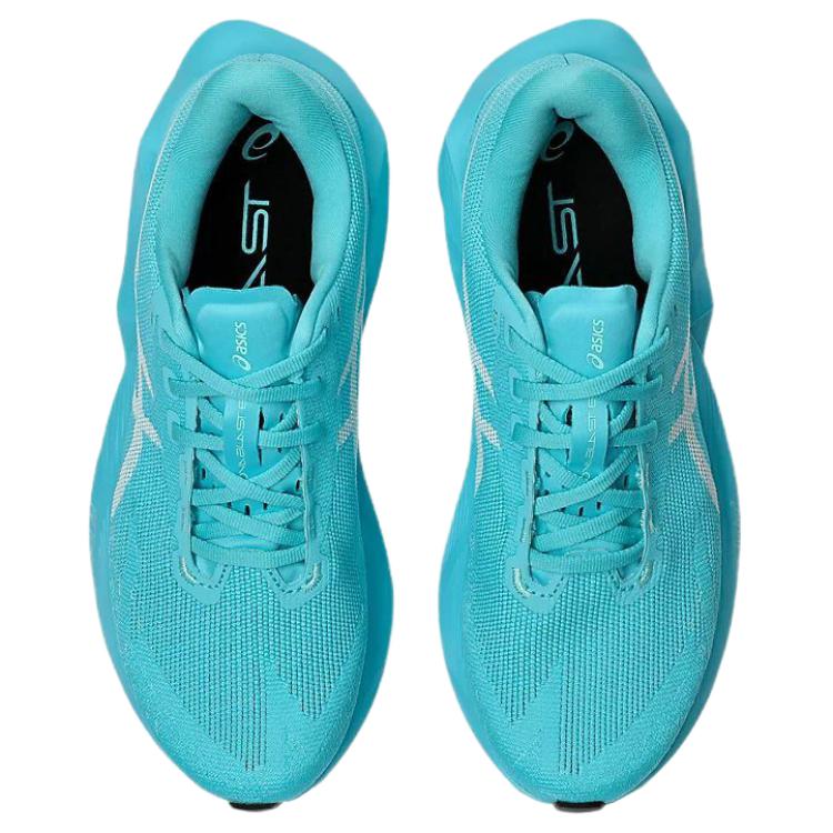 Asics Novablast 6 Удобные Дышащие Отзывчивые Беговые Кроссовки Женские Кроссовки Синий Белый 1012C008-400