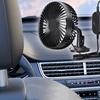 USB Car Fan 12V 24V Suction Cup Mount Rotatable 3 Speed Adjustable  Circulation Fan for RV Sedan Home Truck SUV, Blue