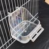 Hanging Cage Accessories Plastic Pet Shower Parrot Bathtub Bird Bath Cage Birdbath Bathing Box