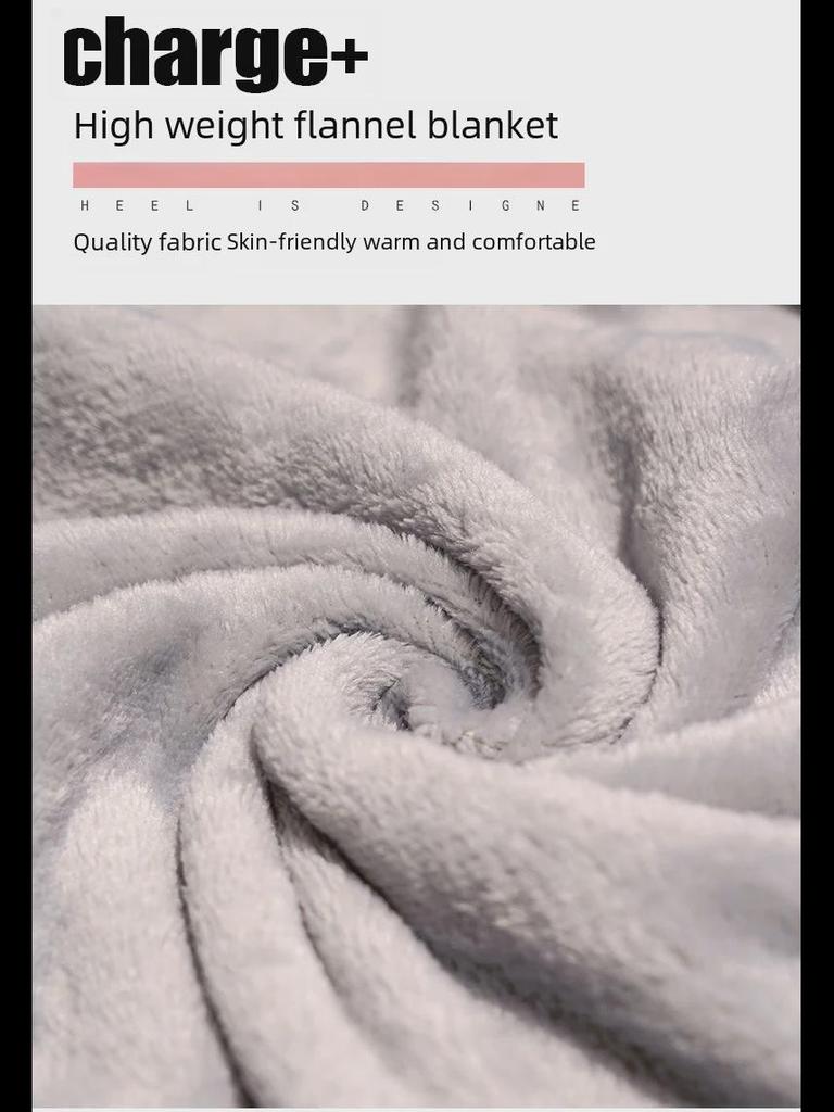 Подушка-одеяло 3 в 1 с рисунком: Грелка для рук, поддержка талии и одеяло для сна в офисе или на диване