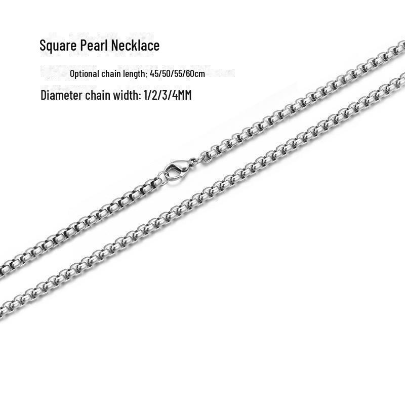 Универсальный мужской кулон из нержавеющей стали с цепочкой