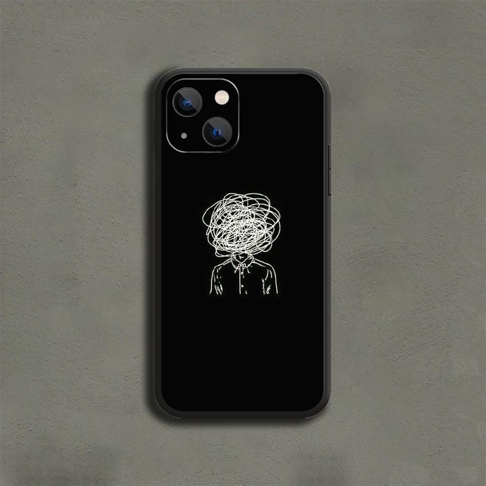 People Line Art Cell Phone Case For iPhone Samsung Galaxy Redmi Xiaomi Oppo OnePlus Note S A 7 8 9 10 11 12 13 14 20 21 22 23 53 54 Pro Max Plus Ultra