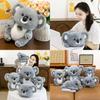 Cute Cartoon Gray Koala Plush Doll Children Toy For Kids Toy Gift And Zoo Souvenir