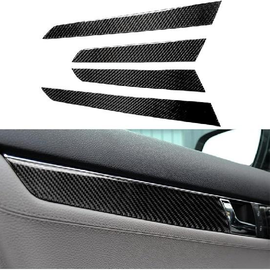 NVCNX Углеволокно Совместимо с Mercedes-Benz C-Class W204 C250 C300 C350 C63 AMG 2008 2009 2010 2011 2012 2013 2014 Седан Аксессуары Дверная панель