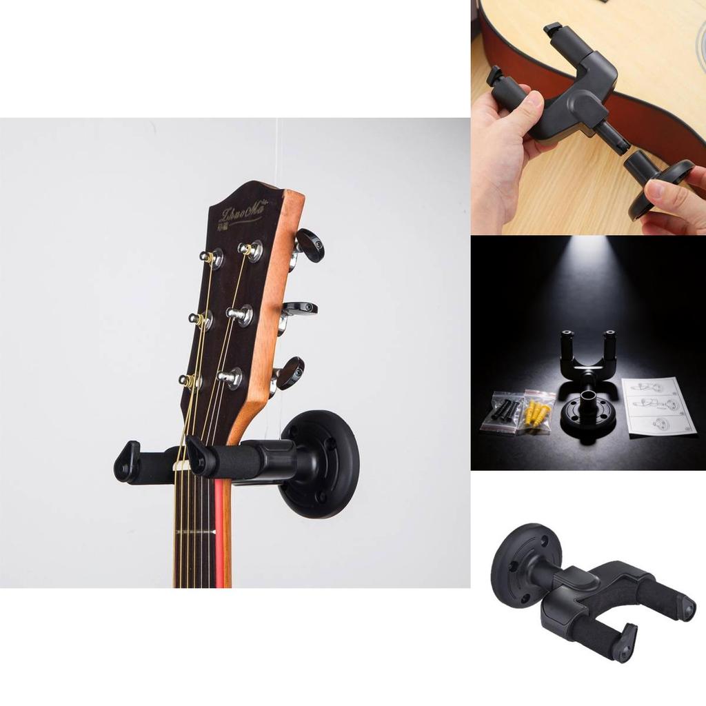Guitar Accessory Wall Bracket Steel Mounting Clip For Acoustic Electric Stringed Instruments