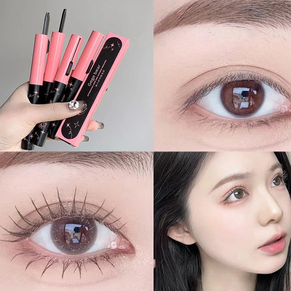 Двусторонняя тушь для ресниц Charming Long Mascara Gegebear Natural Curling Long-lasting Waterproof and Sweat-proof Eyelash Primer