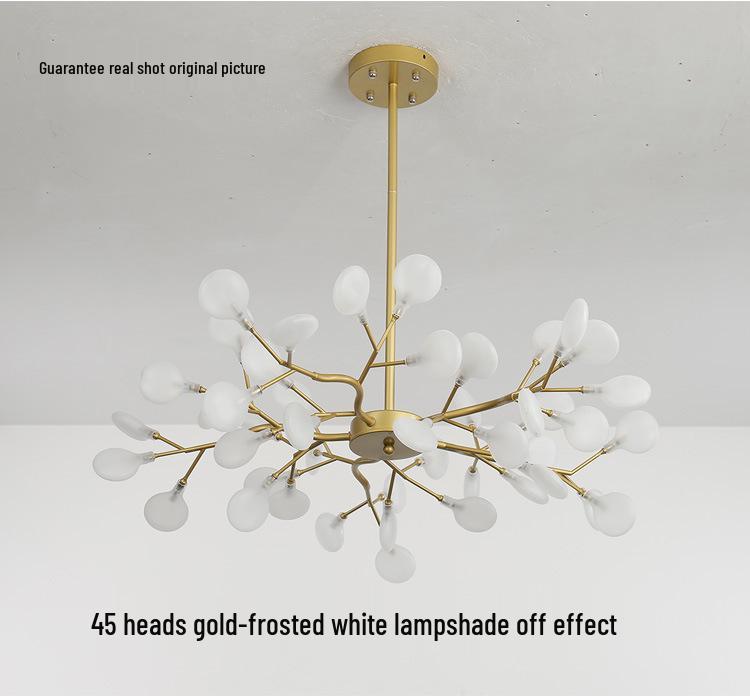 Nordic Firefly Branch Chandelier - Creative Lighting for Living Room or Bedroom