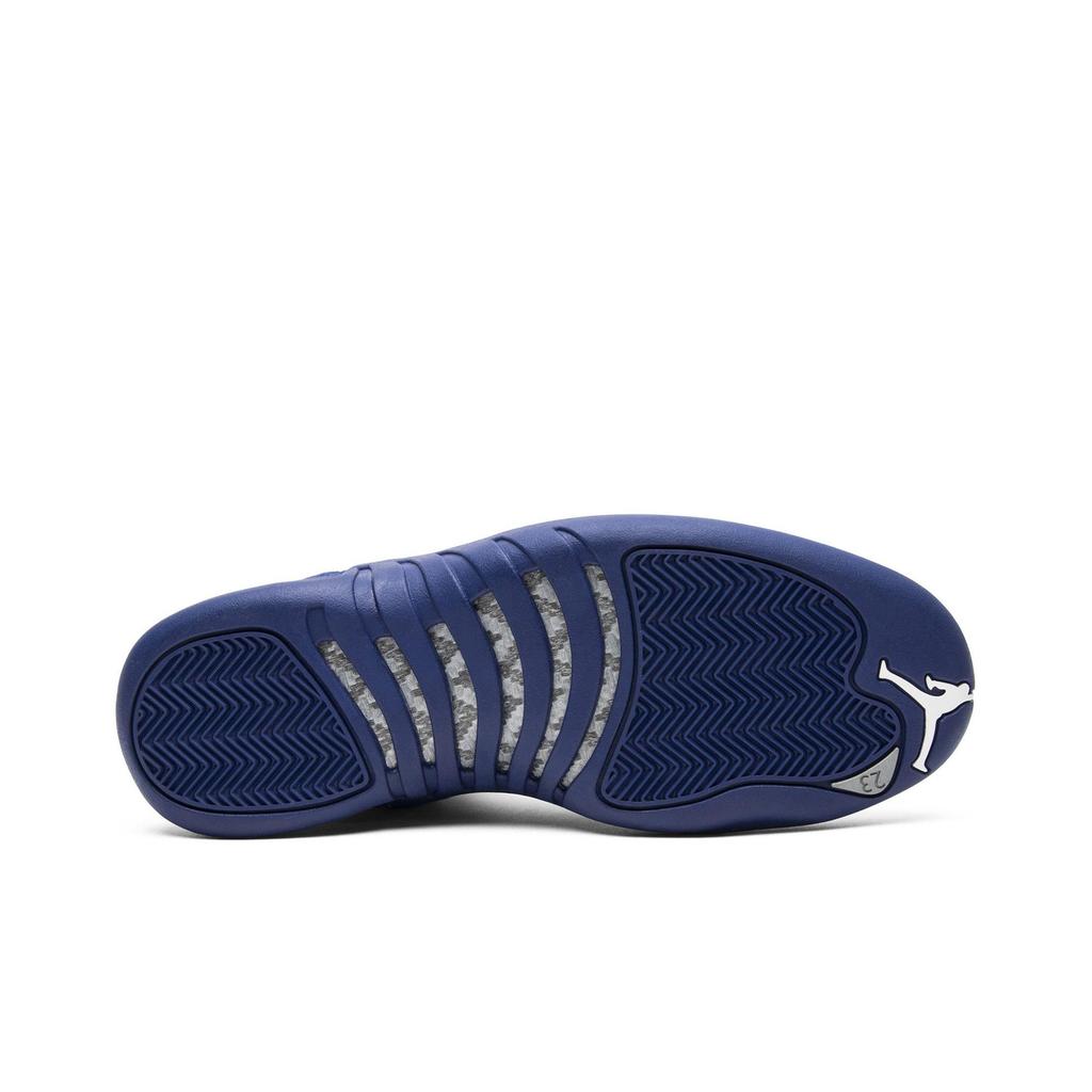 Air Jordan 12 Retro 'Deep Royal' (Unisex) Deep Royal / Deep Royal-Black Vintage Basketball Shoes 130690 400