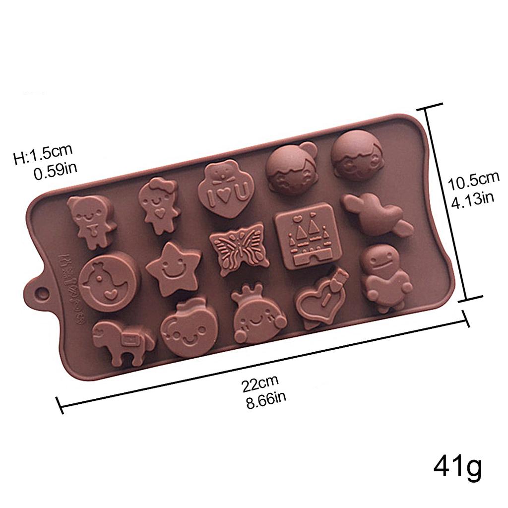 Пары силиконовые формы для шоколада своими руками милые персонажи из мультфильмов форма для льда желейное печенье лунный торт желейные конфеты инструмент для изготовления декора торта