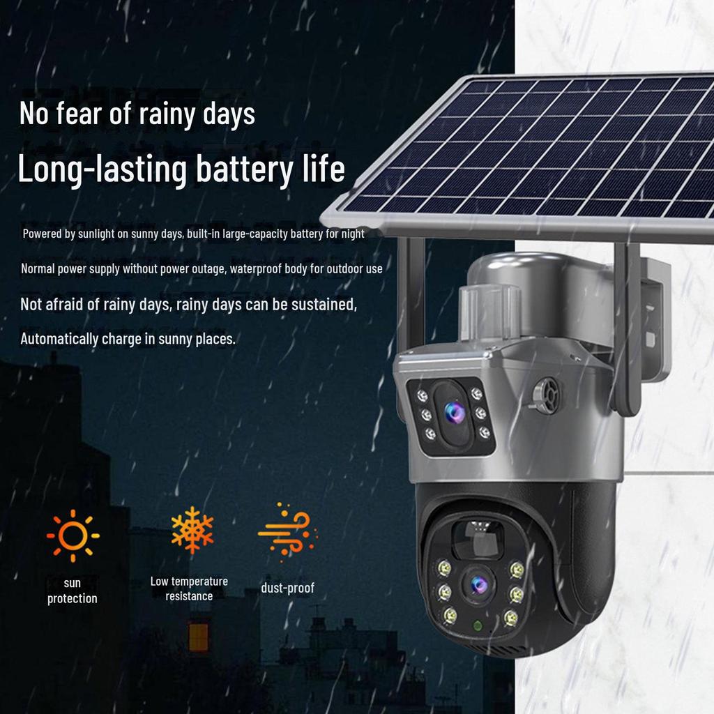 V380 T4 4G Wireless Solar Camera - Outdoor Waterproof HD Night Vision