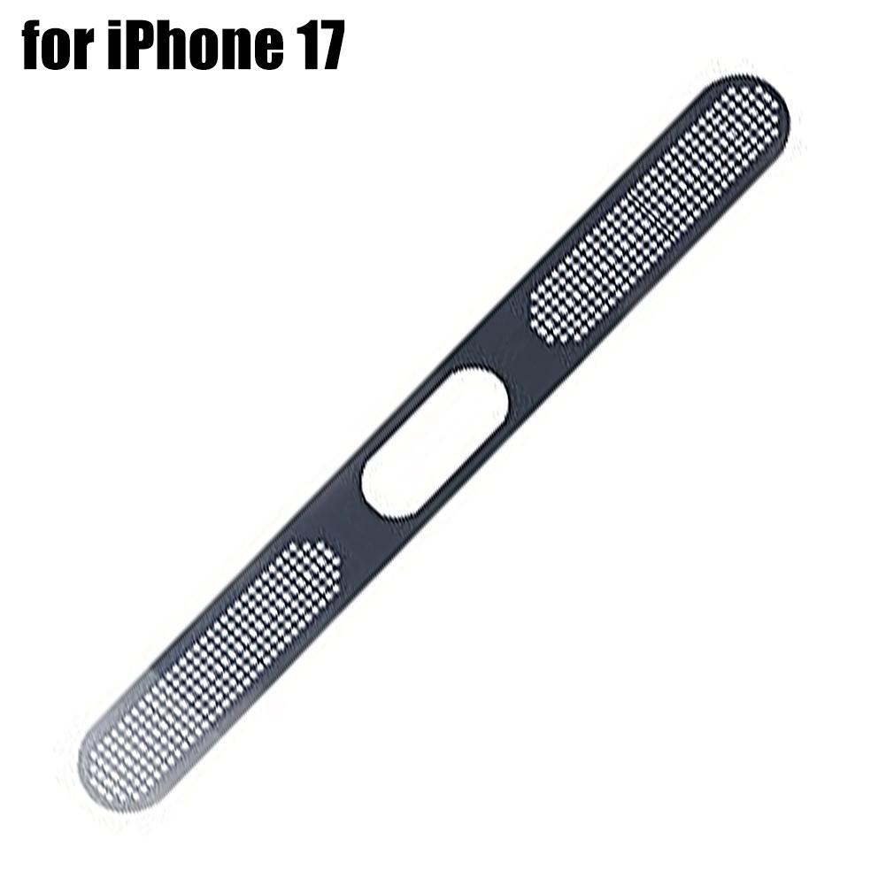 1Pcs Metal Dustproof Net Sticker For iPhone 17 Air 17 Pro Max Easy Install Earpiece Speaker Hole Anti-dust Mesh Protection Cap