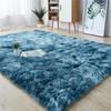 New Rainbow Rug Oversied Fluffy Plush Rugs Large Size Anti-slip Floor Mats Tie-Dye Art Carpet Shaggy Kids Room Living Room Bedside Rug