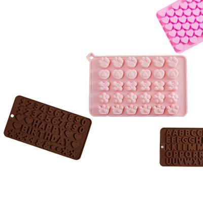 Мини-формочки для конфет и помадки из мультфильмов, силиконовые формы для жевательного шоколада, формы для выпечки торта, печенья, форма для льда