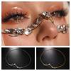 Роскошная цепочка для лица со стразами, блестящая подвеска, цепочка для лица, изысканное украшение маски с блестками, вечеринка
