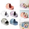 Handheld Baby Cradle Flower Packing Boxes Creative Arrangement Basket Cradle Flower Packing Boxes