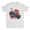 Юмористические Мультяшные Футболки Super Marios для Мужчин Женщин С Круглым Вырезом Хлопковая Футболка С Коротким Рукавом Футболка Больших Размеров Топы