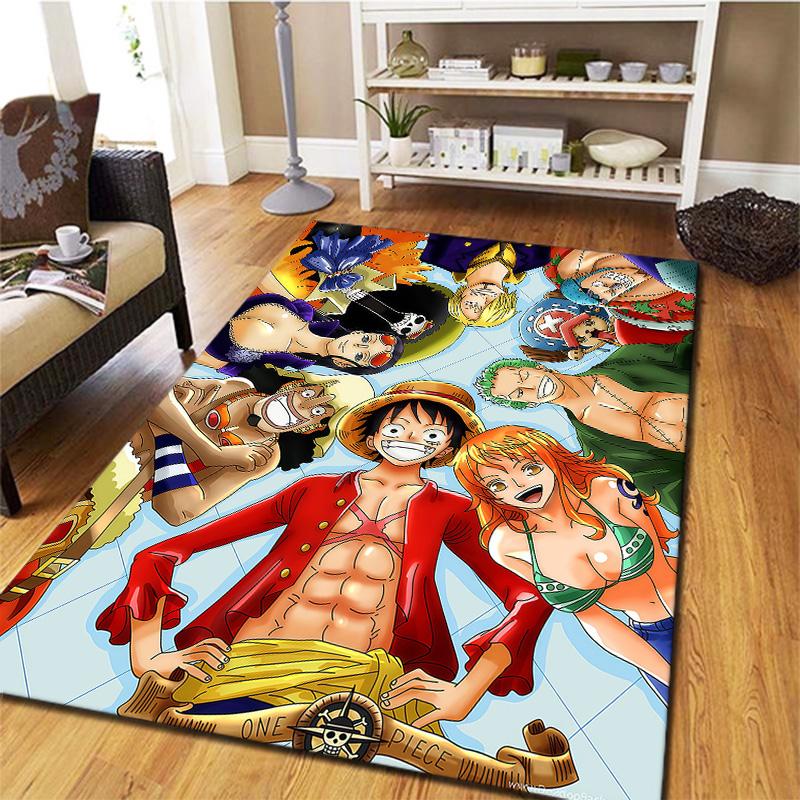 Anime One Piece Carpet Rug For Living Room Bedroom Home Sofa Decoration,kids Play Nonslip Floor Mat