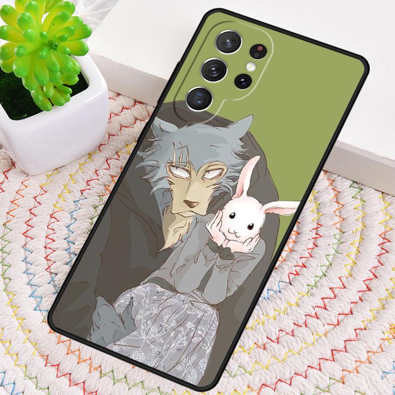 Чехол для телефона Beastars Волк Кролик для Samsung Galaxy note 10 pro S26 Ultra S23 S24 FE S25 S21 S22 PLUS ударопрочный