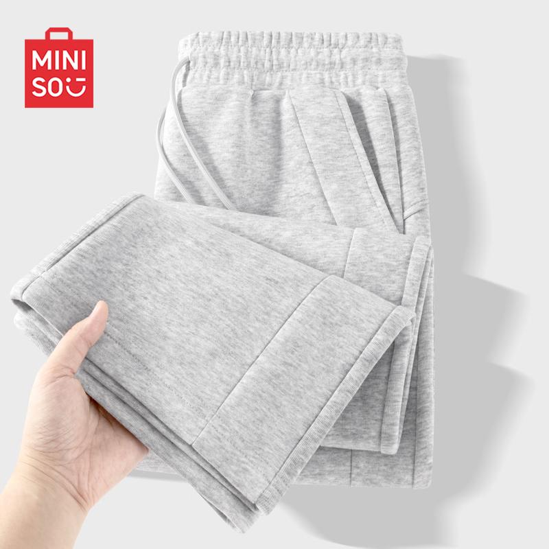 MINISO Men's Autumn Heavyweight Straight-Leg Casual Pants