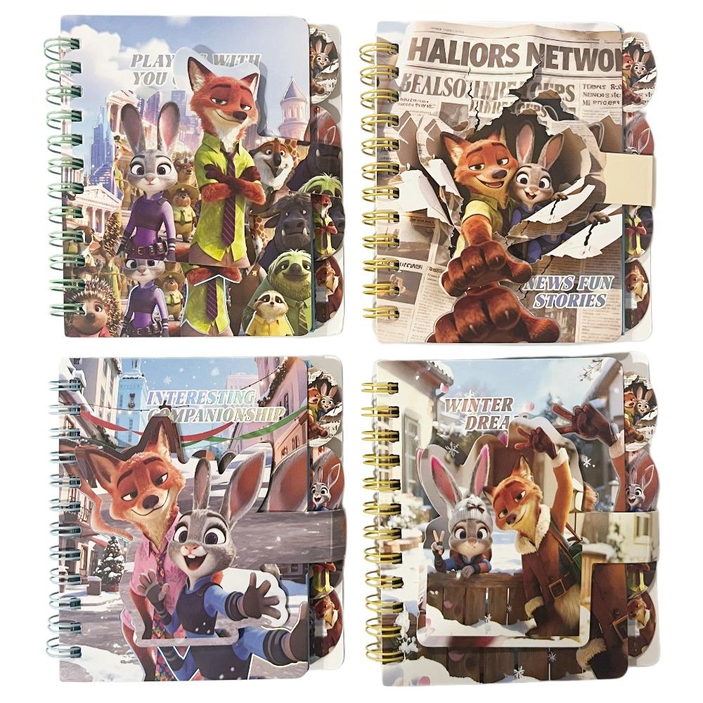 High-Quality Cute Coil Book, Student Classification Notepad, Portable Mini Portable Diary Notebook