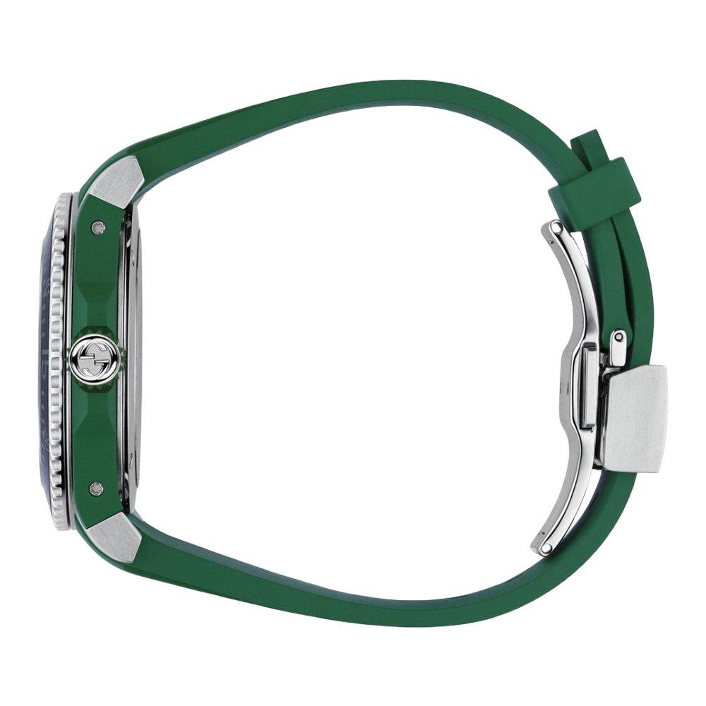 Gucci YA136310 Dive мужские часы с черным циферблатом