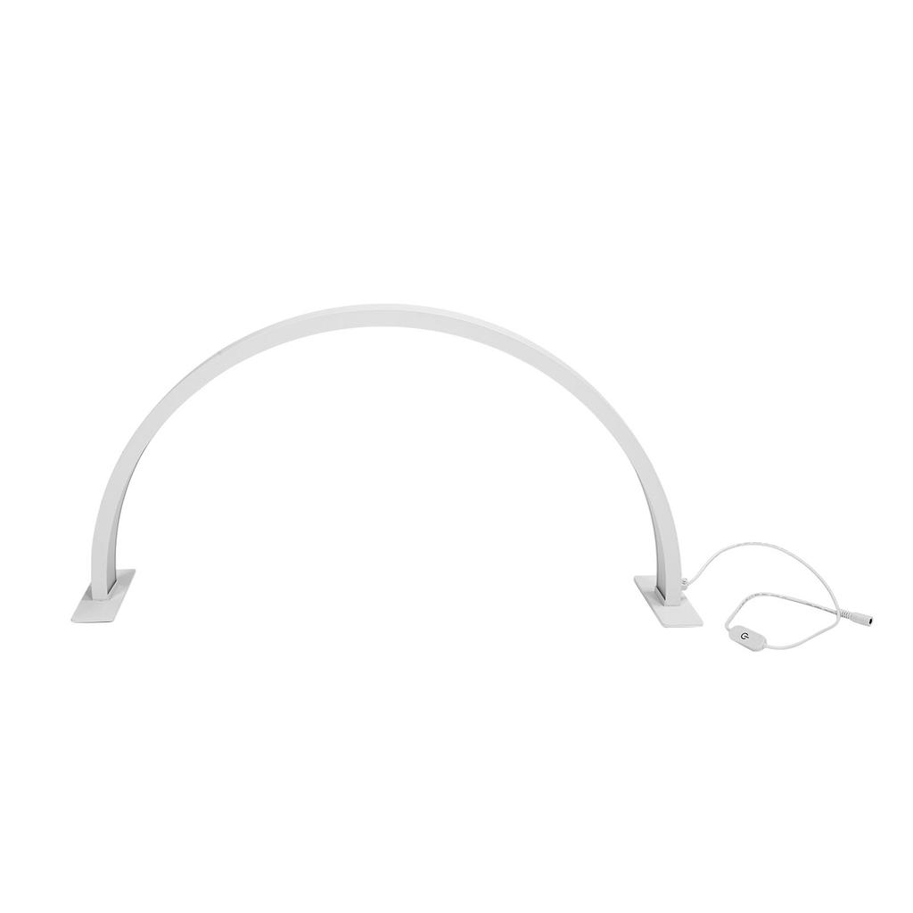 Half Moon Desktop Light 3000‑6000K 490pcs Light Chips U Shape Tattoo Desk Lamp 100‑240V White Large