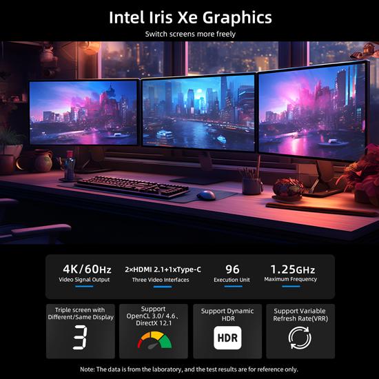 Bmax B8 Pro Mini PC Intel 13-го поколения Core i7 5,0 ГГц 10-ядерный 24 ГБ ОЗУ 1 ТБ SSD Windows 11 WiFi6 BT5.2