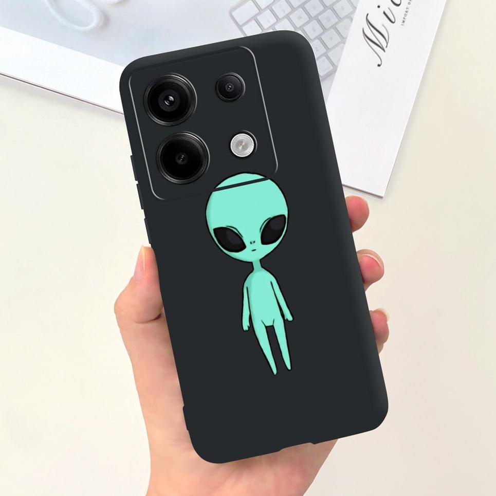 For Xiaomi Poco X6 Pro 5G Phone Case Xiaomi Poco M6 Pro 4G Back Cover Cartoon Cool Style Child's Coque Funda Soft Silicone TPU