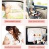 UV Protection Cartoon Car Curtain Embedded Rail Side Window Sunshade Cover  Rear Seat