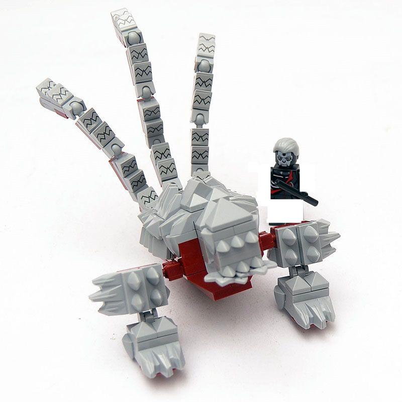 Anime Naruto Classic Cartoon Ninja Kurama Kyuubi Nine Tailed Fox Building Blocks Bricks Sets Movie Dolls Kids Toys Children Gift