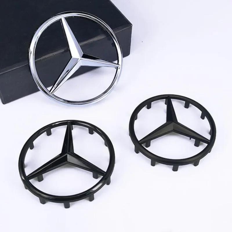 NGR2 52/57mm ABS Car Steering Wheel Emblem Sticker Accessories Mercedes Benz AMG GLC CLA GLK W166 W203 W206 W246 W176 W177 W205