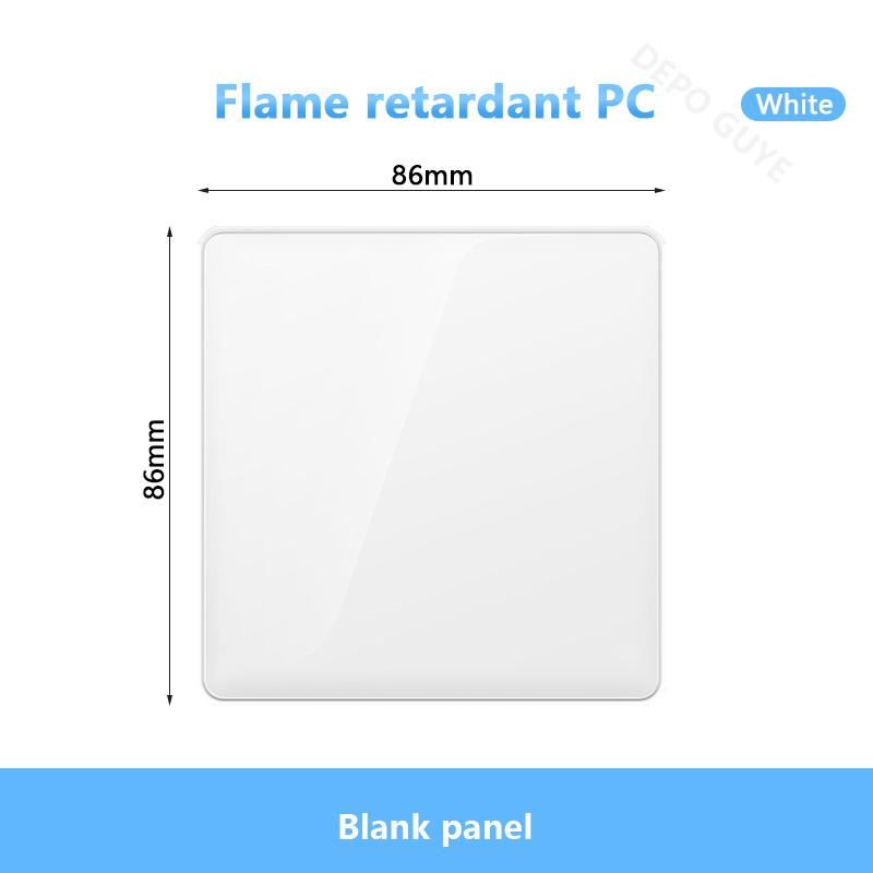 Белая настенная розетка USB стандарта Великобритании 13A, универсальная вилка Type-C для быстрой зарядки мощностью 18 Вт, настенный выключатель света, электрическая розетка