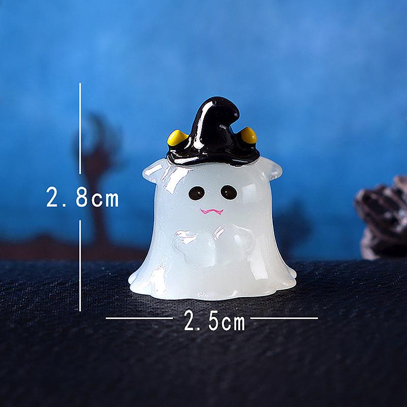 Luminous Rabbit Dragon Ornament Cartoon Frog Pig Figurine Ghost Doll Micro Landscape Christmas Decor Dollhouse Miniature Toy