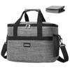 Soft Cooler Large Capacity 35L Cooler 3 Layer Thermal Insulation Foldable and Storage Can Be Used As Handbag and Shoulder Lunch Storage Insulated Box,