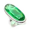 Tsavorite Gemstone Handmade 925 Sterling Silver Jewelry Ring Size 7 j4A81