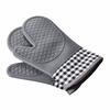 2pc Silicone Oven Gloves Thickened Anti Scalding Gloves Kitchen Gloves Baking Gloves  Cooking