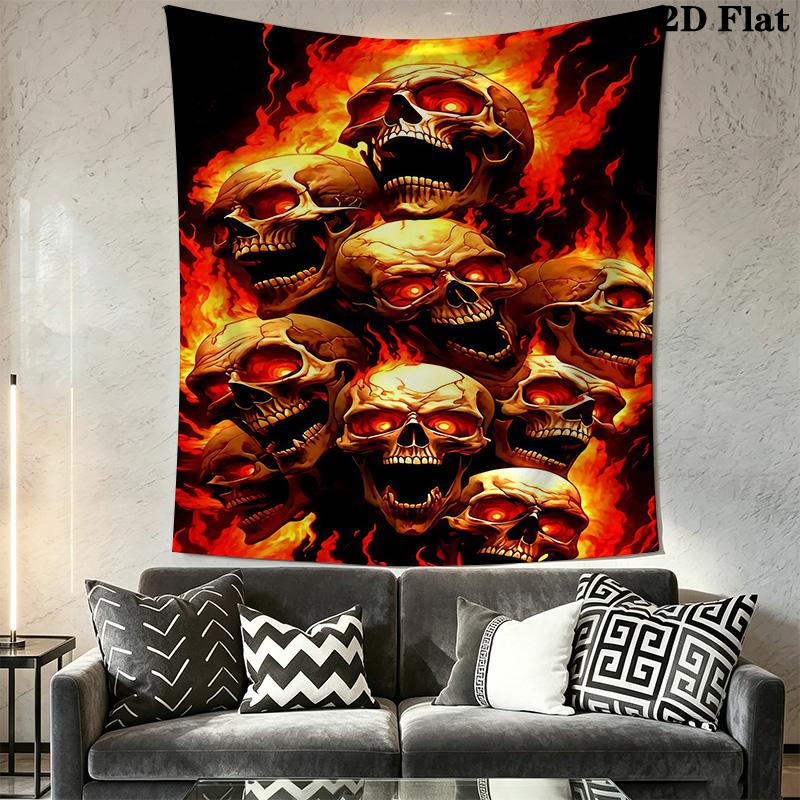 Skulls Roses Tapestry Tapestry Wallmounted Background Cloth Soft Atmospheric Background Cloth Christmas Gift