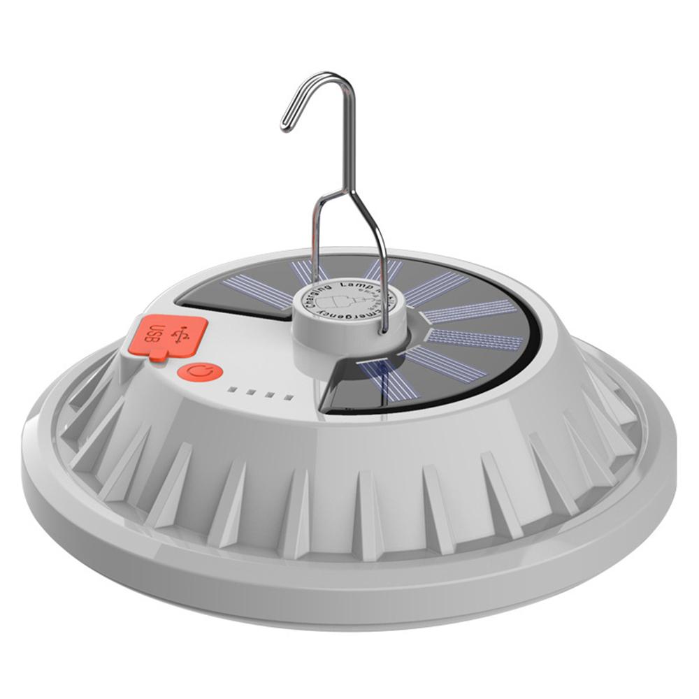 1*Rechargeable 60 Outdoor Camping Tent Light USB & Solar Lantern Hiking Lamp