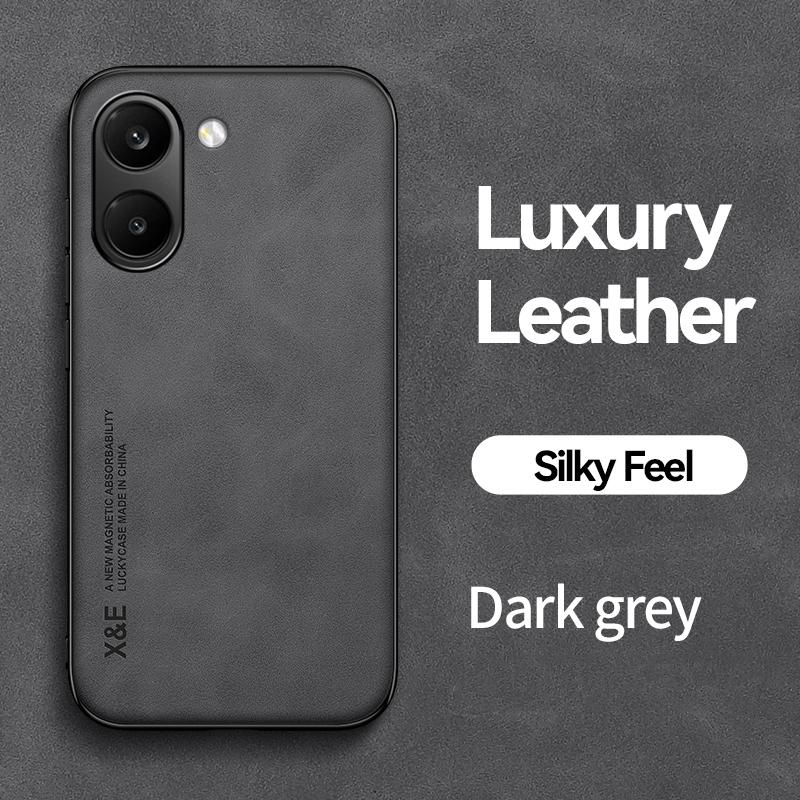 KEYSION Роскошный ретро чехол из ПУ-кожи для телефона Xiaomi POCO X8 Pro/Max - Ударопрочный и шелковистый на ощупь