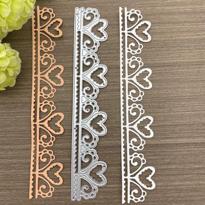 Металлические высекальные штампы в форме сердца для DIY, скрапбукинг, тиснение, папка, трафарет, декоративный фотоальбом