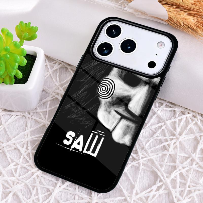 Мягкий чехол для телефона с рисунком лобзика для iPhone 17 Air 16 15 11 12 14 13 Pro Max Ударопрочный чехол
