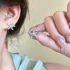 Zircon Starfish Earrings Seaside Vacation Light Luxury High-end Stud Earrings Women's Exquisite Fashion Versatile Niche Earrings
